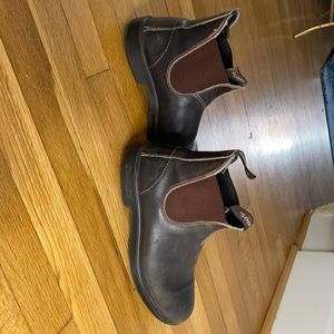 Size 8 AUS, 9 US, Blundstone boots.  Heavy wear, but still a lot of life in them